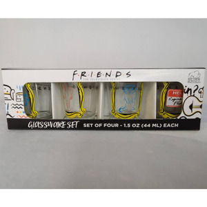 Friends Shot Glassware Set of Four